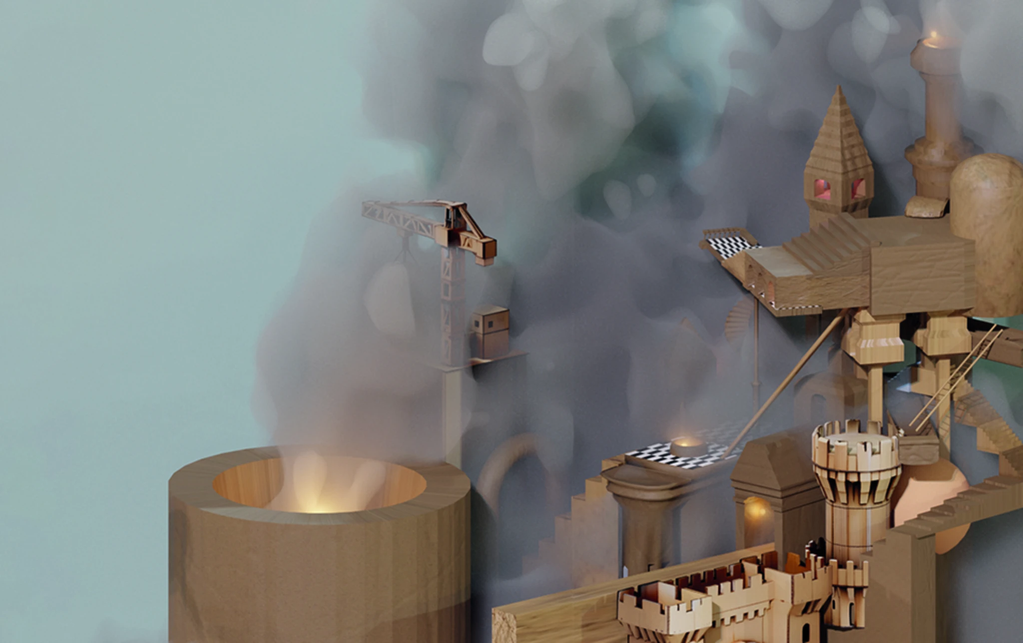 Gabriel Jeanjean 2025 Automat Space Exhibition Between Pathways Digital Art Installation (01)